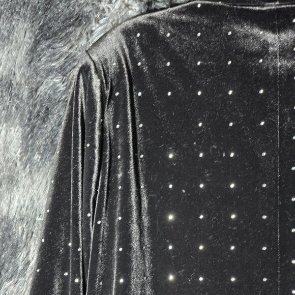 Endless Rose Womens Velvet Rhinestone Blazer Jacket XL New With Tags - Picture 9 of 12